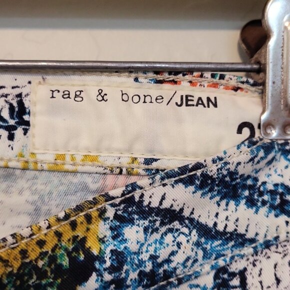Rag & Bone Women's Surf Knit Legging Jeans Multicolor Print Size 27 - Picture 8 of 16